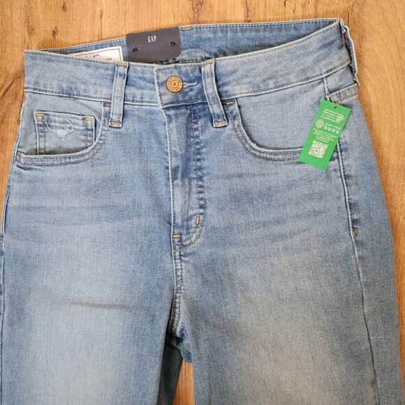 GAP High Rise Universal Legging Denim Sz 27 - Picture 3 of 7